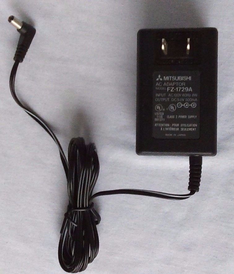 *Brand NEW* Mitsubishi DC9.0V 500mA FZ-1729A AC Adaptor Free shipping! - Click Image to Close